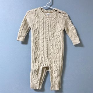 ベビーギャップ(babyGAP)のbaby gap ケーブルニットボディオール(カバーオール)