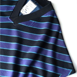 シャリーフ(SHAREEF)のSHAREEF BIAS STRIPE V-NECK BIG-T(Tシャツ/カットソー(半袖/袖なし))