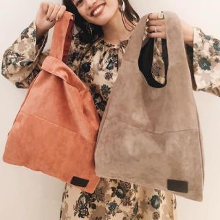 マウジー(moussy)のMOUSSY最新ノベルティ♡ SUEDE SHOPPER BAG♡スエードバッグ(トートバッグ)