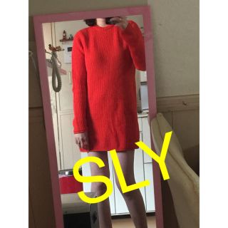 スライ(SLY)のSLY ニットワンピース Ｆ(ミニワンピース)