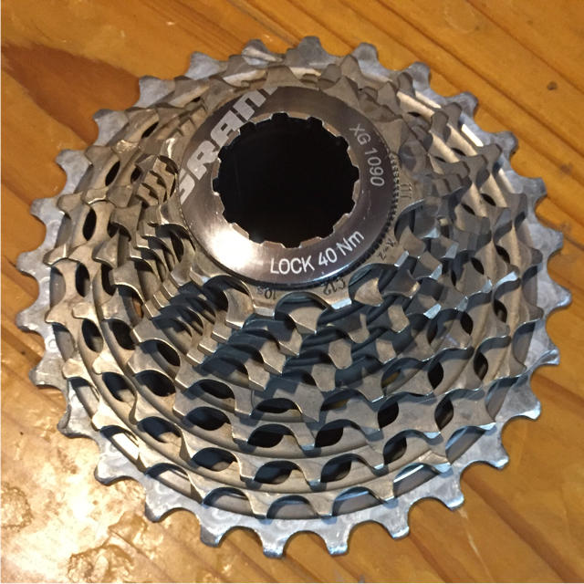 SRAM red  XG 1090 10s 11-28のスプロケット