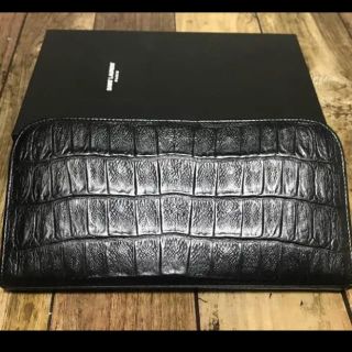 サンローラン(Saint Laurent)のサンローラン  クロコ型  長財布(長財布)