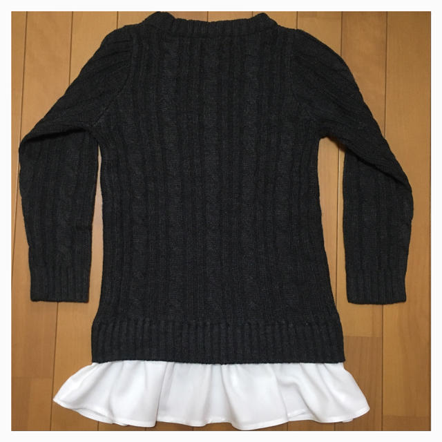 GU(ジーユー)の☆gu ニットワンピース☆130cm新品(^^) キッズ/ベビー/マタニティのキッズ服女の子用(90cm~)(ワンピース)の商品写真