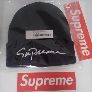 シュプリーム(Supreme)のy.m様専用　シュプリーム　ビーニー　ニット　帽子　Hat  黒　Black(ニット帽/ビーニー)