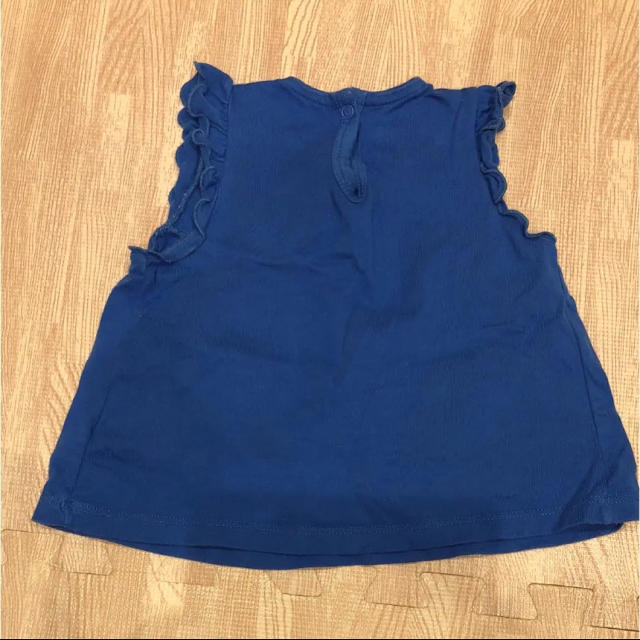 PETIT BATEAU(プチバトー)のプチバトー ノースリーブ 12m 74cm キッズ/ベビー/マタニティのベビー服(~85cm)(Ｔシャツ)の商品写真