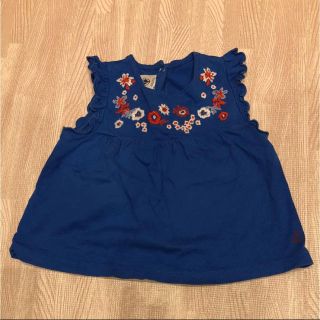 プチバトー(PETIT BATEAU)のプチバトー ノースリーブ 12m 74cm(Ｔシャツ)