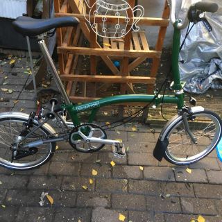 ブロンプトン(BROMPTON)のブロンプトン M3L-X チタンモデルスーパーライトグリーン Brompton (自転車本体)