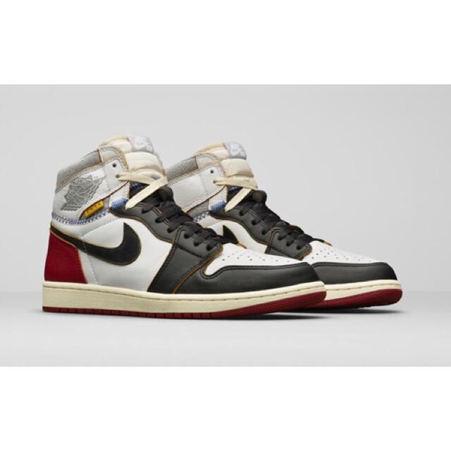 公式の NIKE UNION - NIKE AIR ジョーダン) 26.0(ユニオン 1 JORDAN