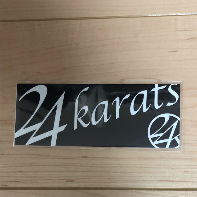 24karats(トゥエンティーフォーカラッツ)の24karats ステッカー エンタメ/ホビーのタレントグッズ(ミュージシャン)の商品写真