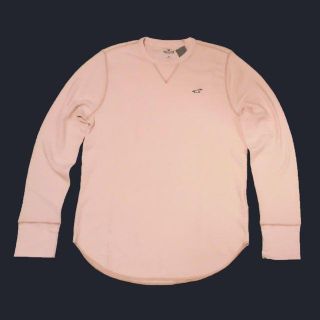 ホリスター(Hollister)の★新品/SALE★ホリスター★サーマル長袖Tシャツ (Pink/XL)(Tシャツ/カットソー(七分/長袖))