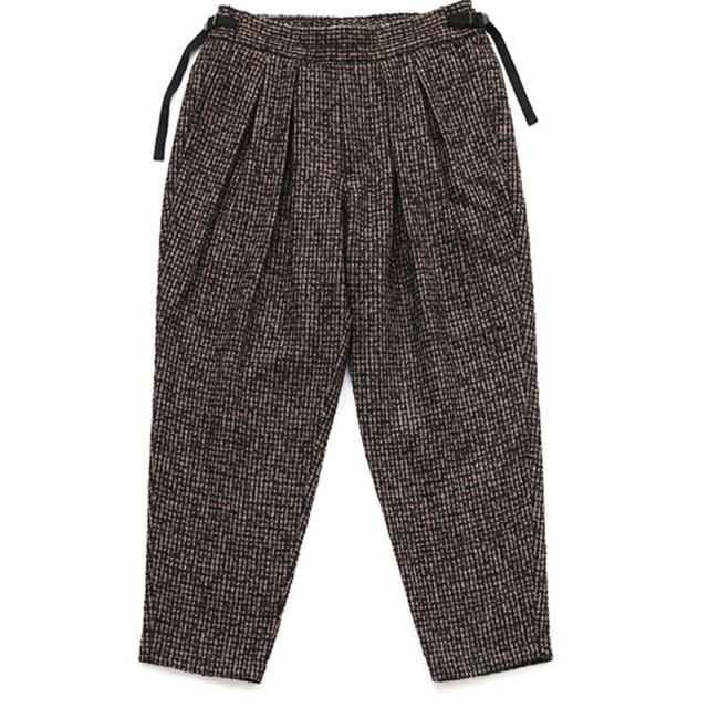 COMOLI(コモリ)のsayatomo Karusan Tweed Slacks "BROWN" メンズのパンツ(スラックス)の商品写真