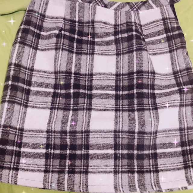 GRL(グレイル)のGRL シャギーチェックタイトスカート レディースのスカート(ひざ丈スカート)の商品写真