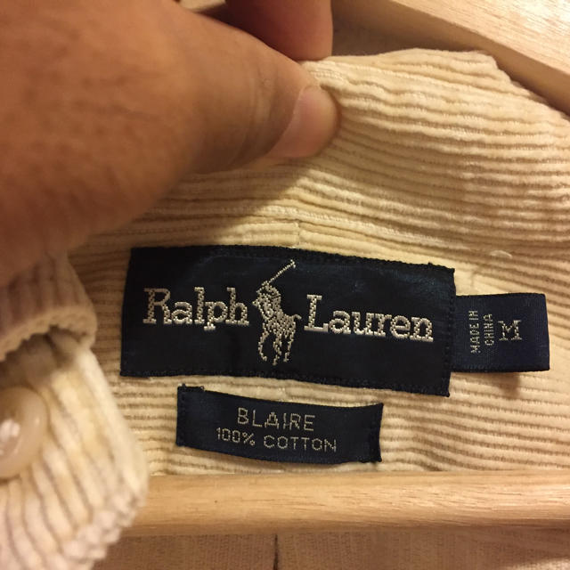 POLO RALPH LAUREN(ポロラルフローレン)の古着 POLO RALPH LAUREN コーデュロイ ベージュメンズ M メンズのジャケット/アウター(その他)の商品写真