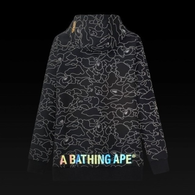 A BATHING APE(アベイシングエイプ)のXS adidas × A BATHING APE TECH HOODIE
 メンズのトップス(パーカー)の商品写真