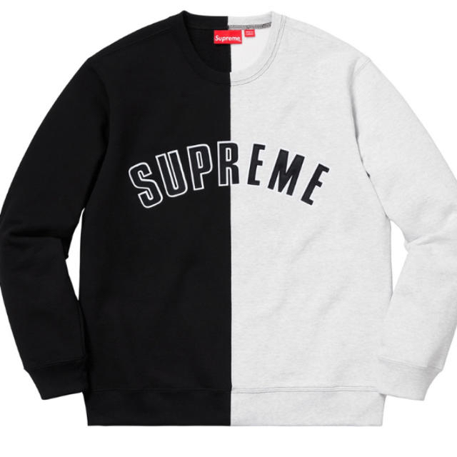 メンズsupreme Split Crewneck Sweatshirt