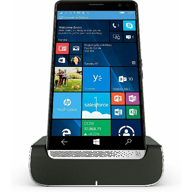 未使用HP Windows10 Mobile Elite X3 デスクドック付き