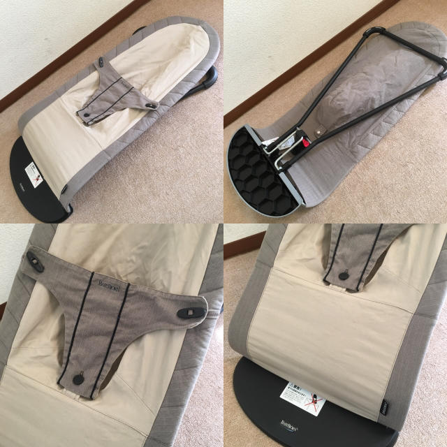 BABYBJORN(ベビービョルン)の【超美品】ベビービョルン★バウンサー バランス オーガニック／ベビーチェア キッズ/ベビー/マタニティの寝具/家具(ベビーベッド)の商品写真