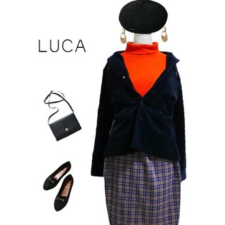 ルカ(LUCA)の【LUCA】コーデュロイジャケット(BLACK)(テーラードジャケット)