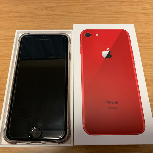 iPhone8 RED 256GB sim解除済み