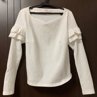 トッコ(tocco)のtocco 白トップス(Tシャツ(長袖/七分))