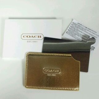 コーチ(COACH)の新品♡COACHカード型ミラー♡(その他)