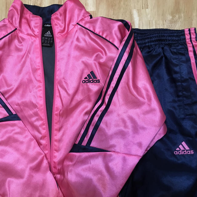 adidas(アディダス)の値下げ！アディダス ジュニアジャージ上下 160サイズ スポーツ/アウトドアのスポーツ/アウトドア その他(その他)の商品写真