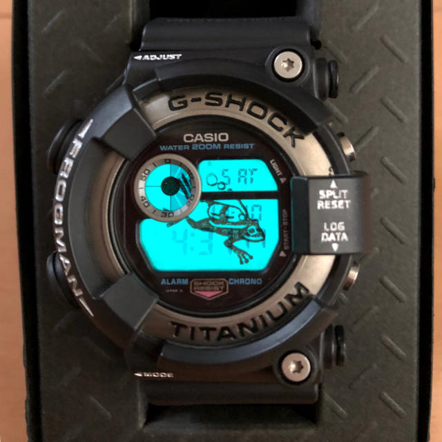 G-SHOCK - FROGMAN/DW-8200-1A/ゴールドチタン/シルバーカスタム/の通販 by hiro's shop｜ジーショック