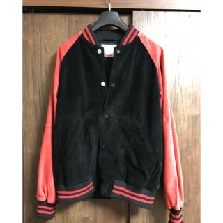 シュプリーム(Supreme)のsupreme suede varsity jacket Mサイズ(スタジャン)