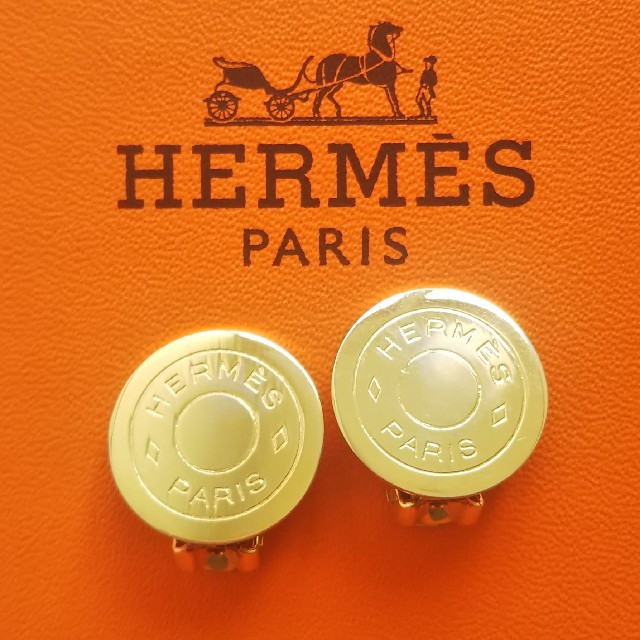 Hermes(エルメス)の⭐️やまぴよ様専用 エルメス HERMES セリエ イヤリング ゴールド レディースのアクセサリー(イヤリング)の商品写真