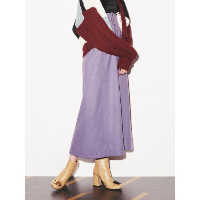 Lily Brown(リリーブラウン)のハイウエストロングスカート レディースのスカート(ロングスカート)の商品写真