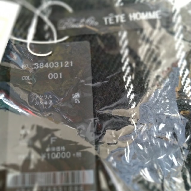 TETE HOMME(テットオム)のストライプ柄 マフラー ストール メンズのファッション小物(マフラー)の商品写真