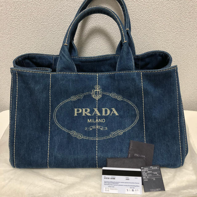 超新作】 PRADA - 白ステッチ カナパ 専用 【正規品】プラダ トート