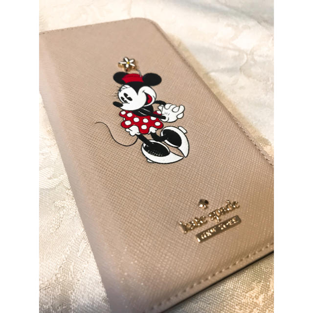 kate spade new york(ケイトスペードニューヨーク)のケイトスペード ミニーマウス iPhone 7 iPhone 8手帳型ケース スマホ/家電/カメラのスマホアクセサリー(iPhoneケース)の商品写真