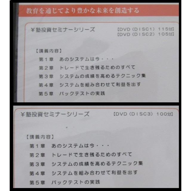 DVD システムトレードマスター講座  超実践編/プロフェッショナル エンタメ/ホビーのDVD/ブルーレイ(その他)の商品写真