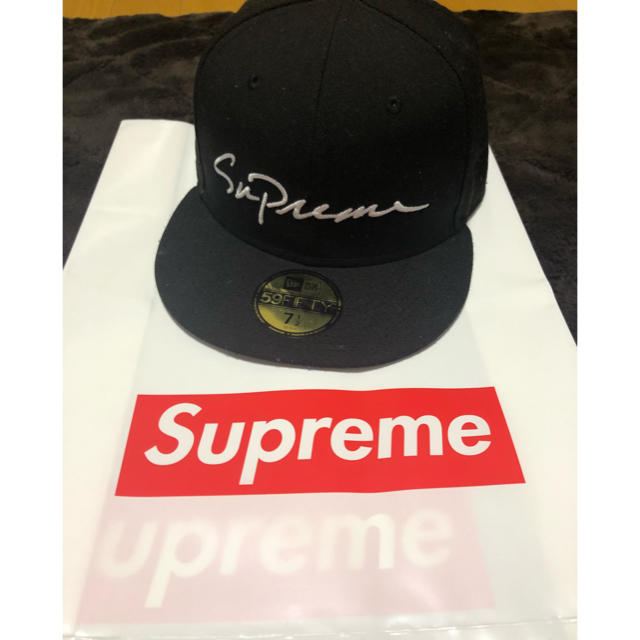 メンズ7 2/1 supreme スクリプト newera キャップ