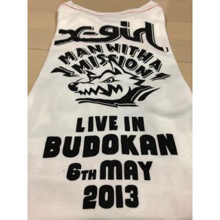 マンウィズアミッション(MAN WITH A MISSION)のMAN WITH A MISSION × X girl 武道館限定コラボT(ミュージシャン)