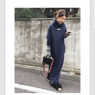 アパルトモンドゥーズィエムクラス(L'Appartement DEUXIEME CLASSE)のアパルトモン★AMERICANA Side Zip Sweat ワンピース(ロングワンピース/マキシワンピース)