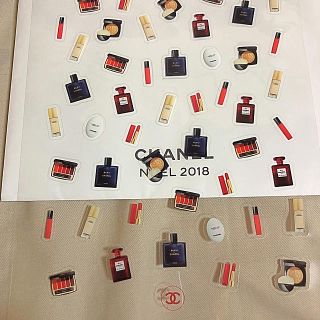 シャネル(CHANEL)の2018CHANEL★非売品！クリスマス、コフレシール★可愛い(シール)