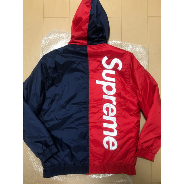 supreme 2 tone hooded sideline jacket