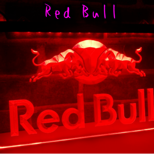 激安！！！】☆レッドブル RED BULL ネオンサイン 看板 led☆の通販 by