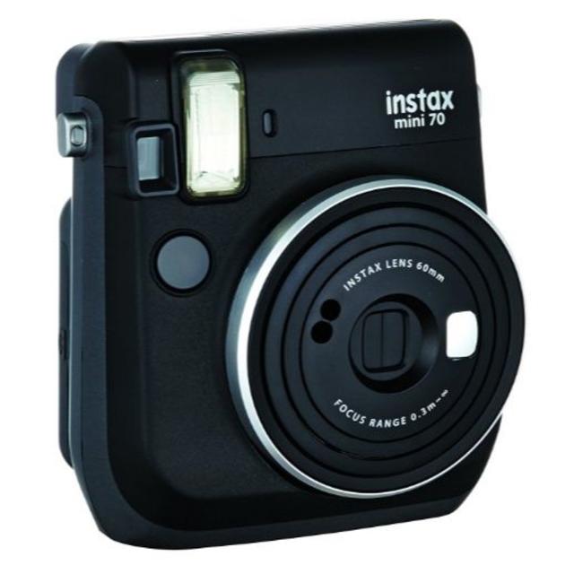 FUJIFILM インスタントカメラチェキinstax mini70 BLACK