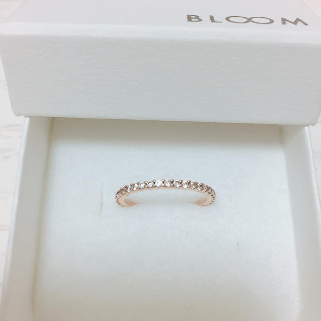 BLOOM(ブルーム)のBLOOM ピンクゴールド フルエタニティリング レディースのアクセサリー(リング(指輪))の商品写真