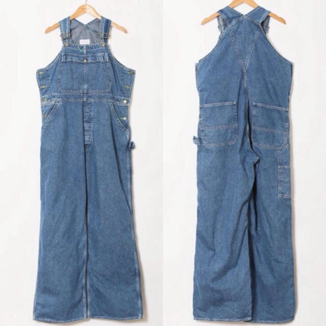 holiday(ホリデイ)のHOLIDAY★ BIG DENIM OVERALL ビッグデニムオーバーオール レディースのパンツ(サロペット/オーバーオール)の商品写真