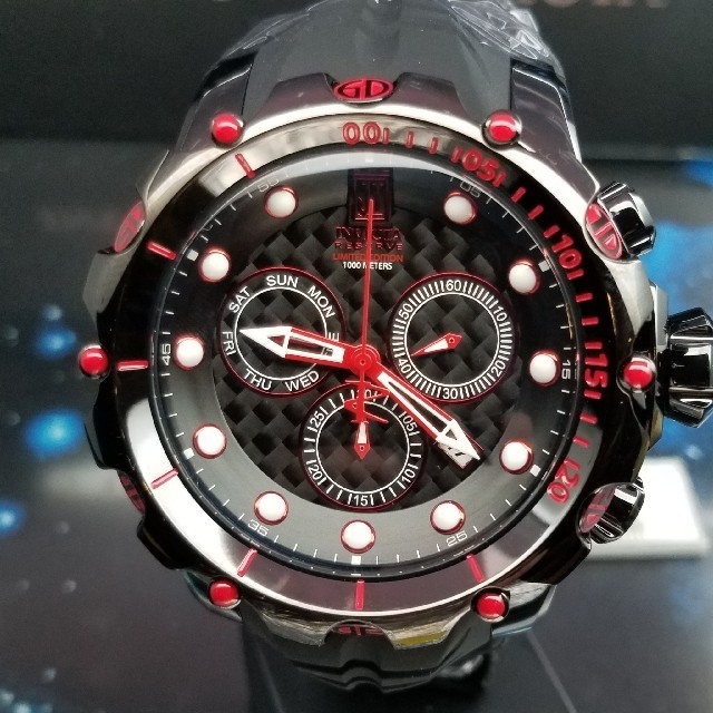 INVICTA - 1000M防水 ブラックレッド 定価約24万円 インビクタ ジェイソンテイラーの通販 by Splash's shop