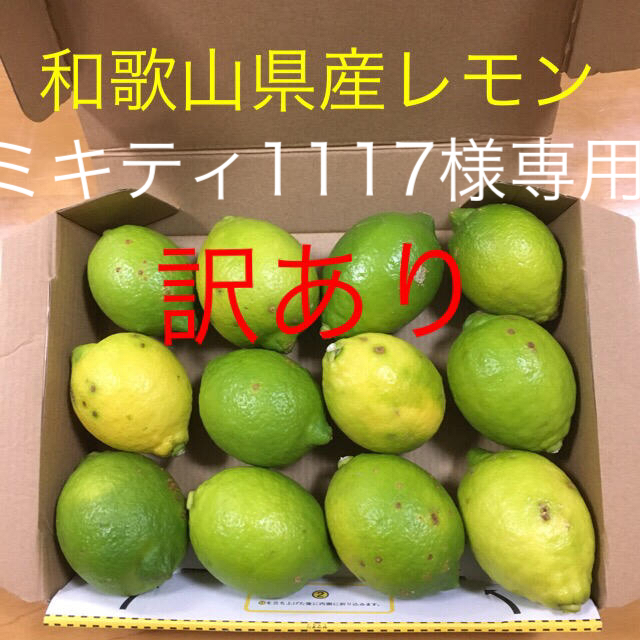 和歌山県産レモン訳あり2箱 食品/飲料/酒の食品(フルーツ)の商品写真