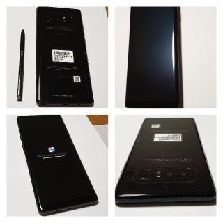 サムスン(SAMSUNG)の完動品 Galaxynote8 国内版SIMフリー保証付発送 全国一律 送料無料(スマートフォン本体)