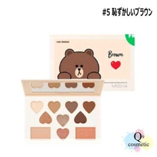 ミシャ(MISSHA)のミシャ MISSHA line フレンズ コラボパレット #ブラウン(アイシャドウ)