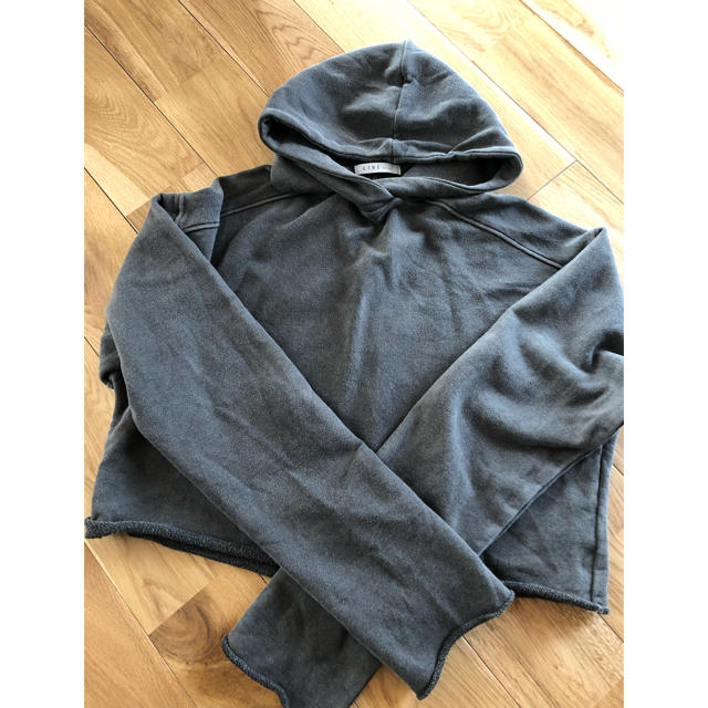 美品】etre tokyo☆ ツイストネックフーディー☆グレー | www