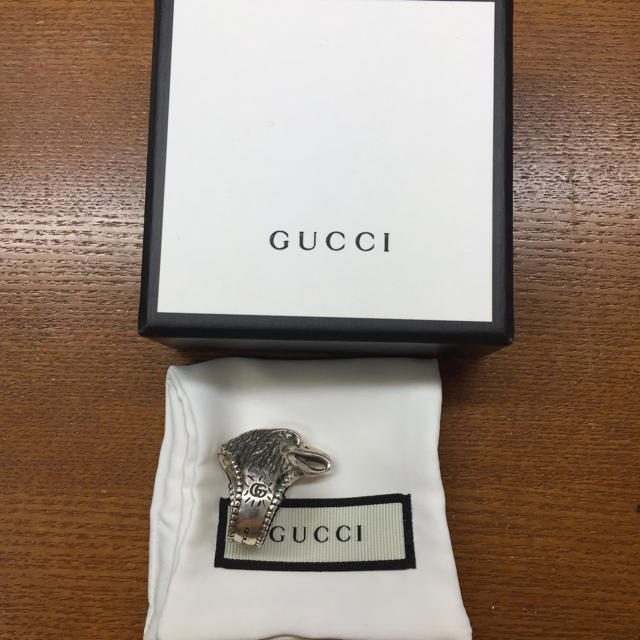 Gucci(グッチ)のぴーなっつ様専用 GUCCI グッチ イーグルヘッドリング メンズのアクセサリー(リング(指輪))の商品写真