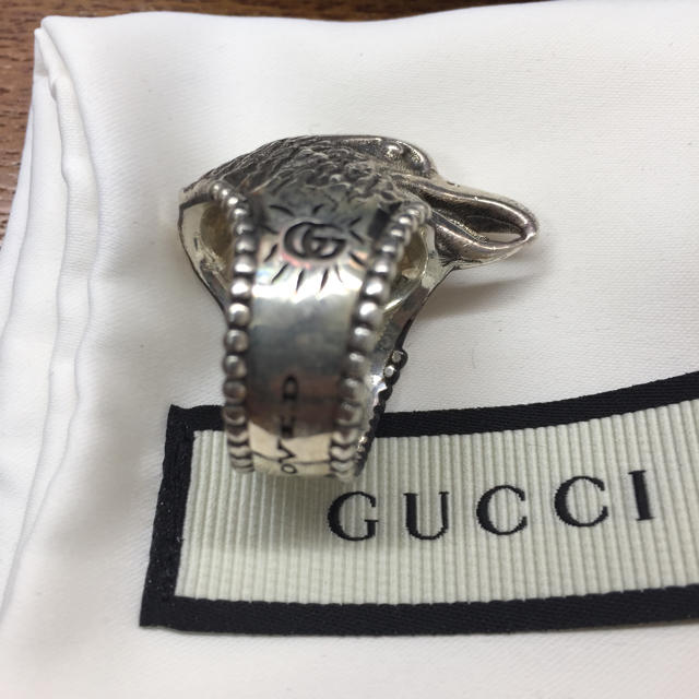 Gucci(グッチ)のぴーなっつ様専用 GUCCI グッチ イーグルヘッドリング メンズのアクセサリー(リング(指輪))の商品写真